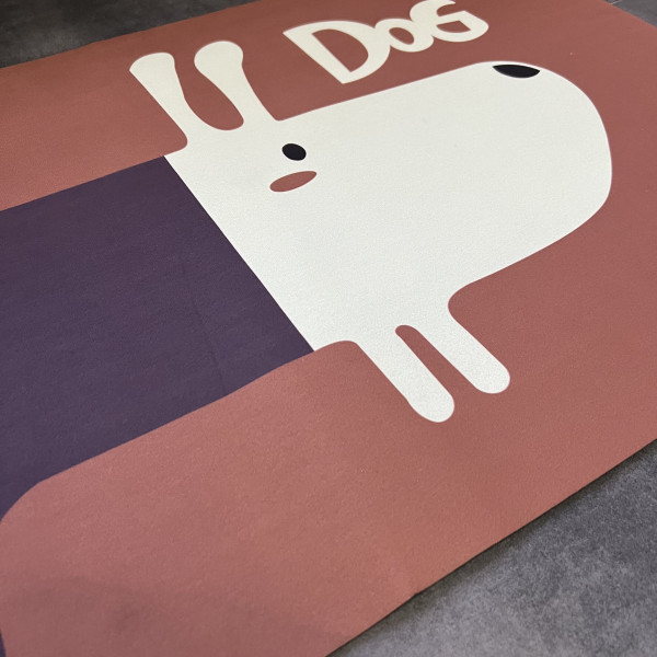 Діатомітовий килимок для ванної кімнати Dog, 50х80 см