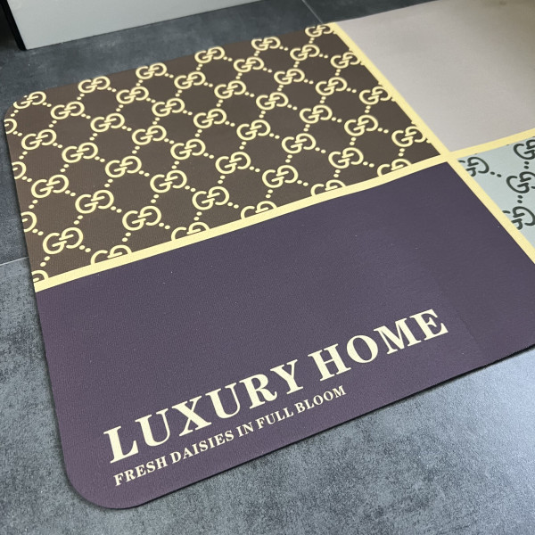 Діатомітовий килимок для ванної кімнати антиковзкий Luxure Home, 40х60см