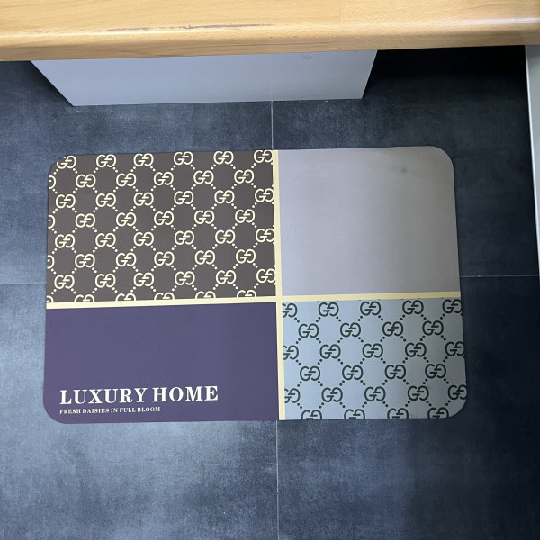 Діатомітовий килимок для ванної кімнати антиковзкий Luxure Home, 40х60см