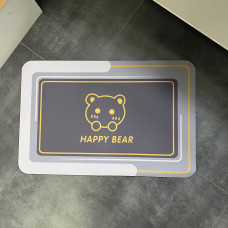 Нековзкий килимок у ванну з диатоміту happy bear, 40х60 см