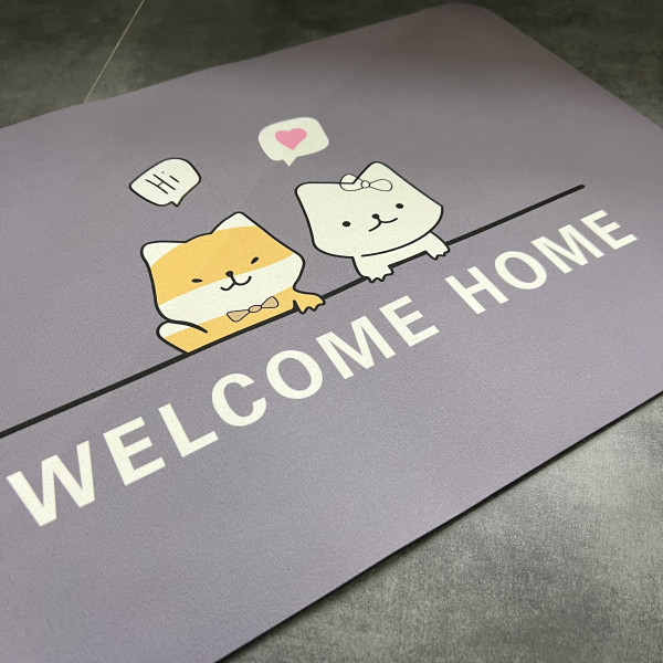 Килимок для ванної кімнати антиковзкий із диатоміту Welcome Home