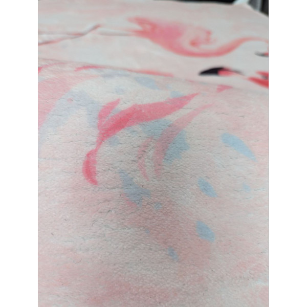 М'який дитячий килим із коротким ворсом Фламінго 140х200 см