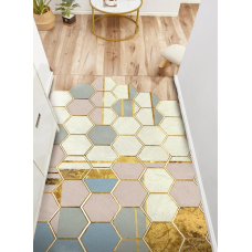 Брудозахисний ПВХ килимок з нековзною основою ''Light colours'' 40х60 см