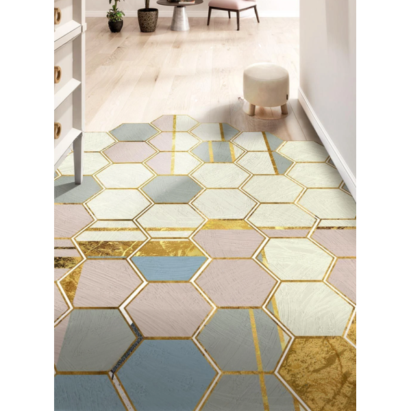 Брудозахисний ПВХ килимок з нековзною основою ''Light colours'' 40х60 см